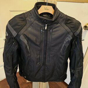 Joe Rocket Black XL Motorcycle Jacket - runs small in size